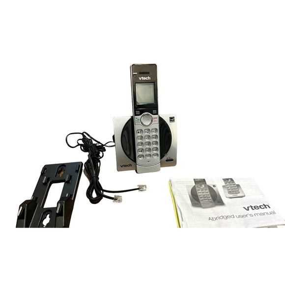 Vtech DECT 6.0 Cordless Phone System w/ Caller ID Telephone CS6919 SILVER - Picture 6 of 7